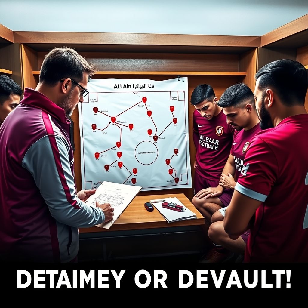 米乐体育m6官网下载-阿尔艾因赛前战术会议，细节决定比赛胜负